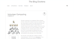 Desktop Screenshot of blogetcetera.com